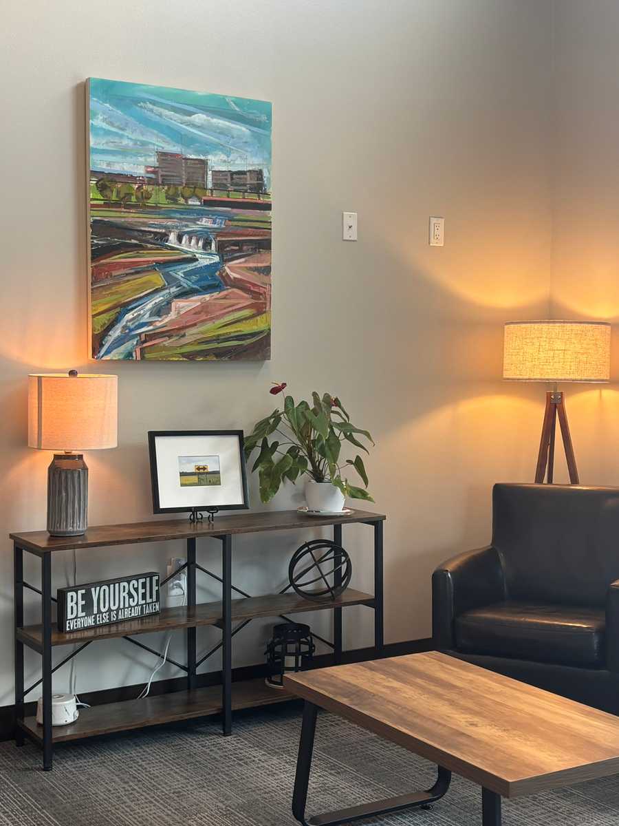 Comfortable therapy office at Integrative Wellness
